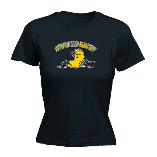 Assaulted Peanut - Funny Womens T-Shirt Tshirt