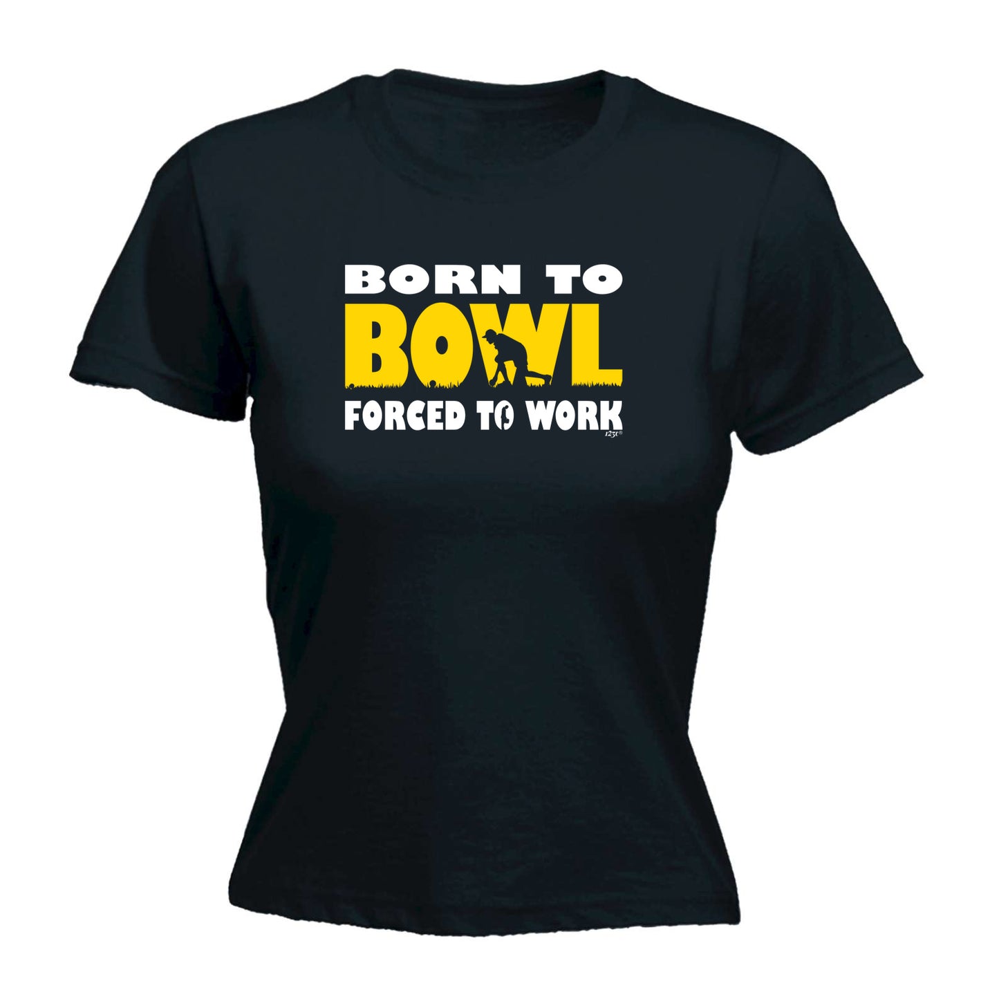 Born To Bowl Lawn - Funny Womens T-Shirt Tshirt