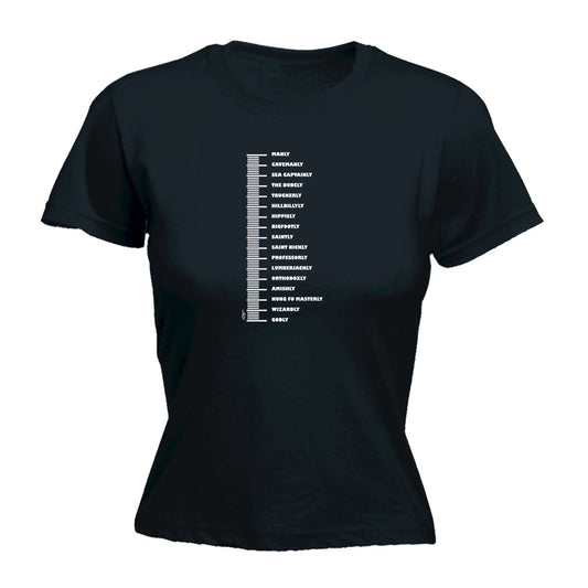 Beard Level - Funny Womens T-Shirt Tshirt