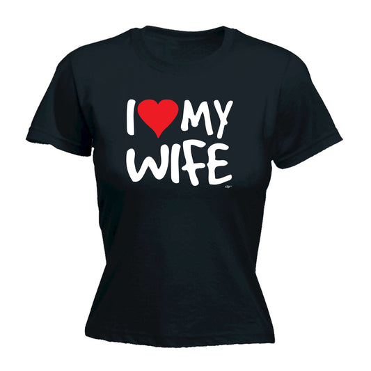 Love Heart My Wife - Funny Womens T-Shirt Tshirt