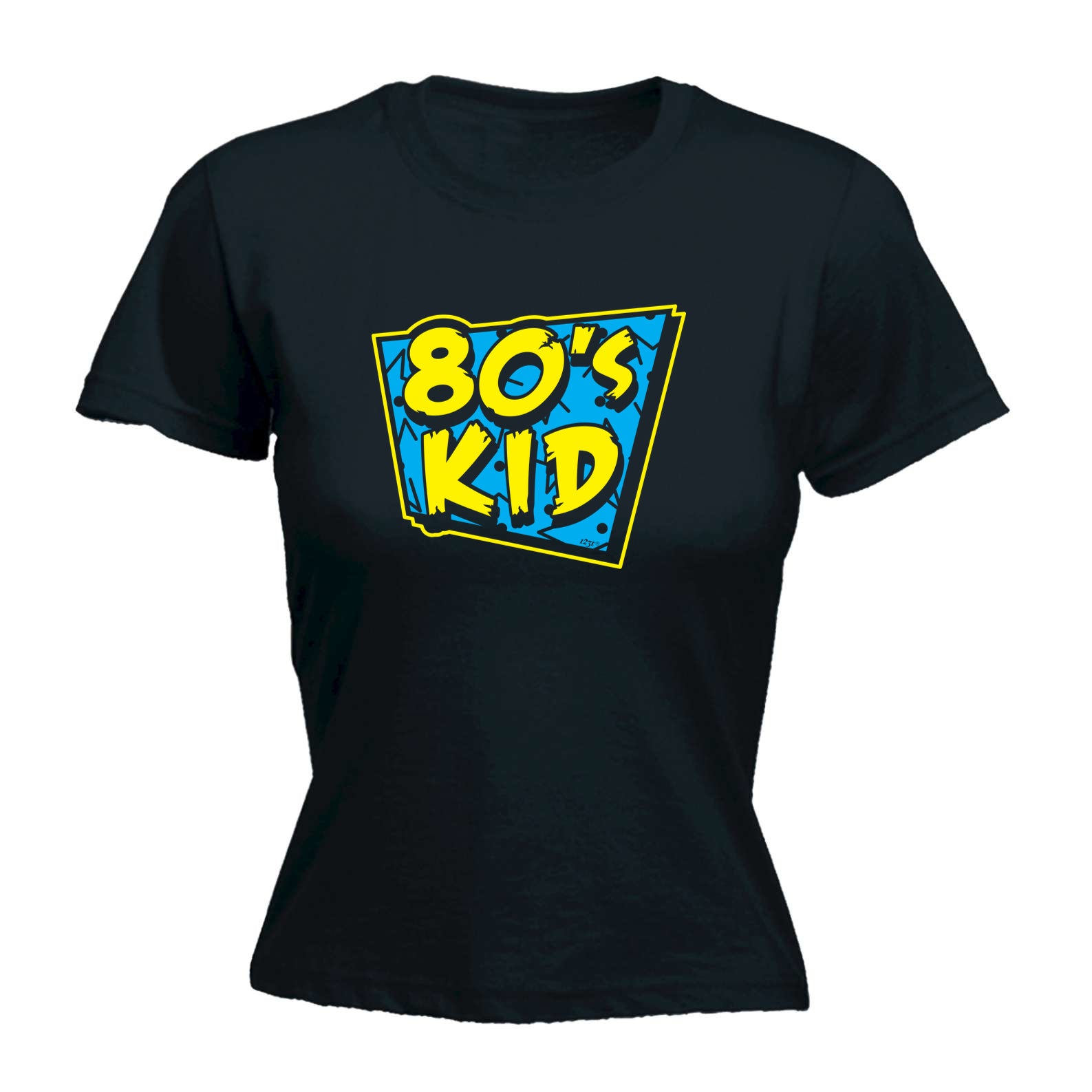 80S Kid Retro - Funny Womens T-Shirt Tshirt