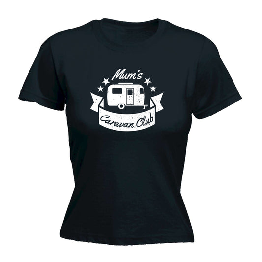 Mums Caravan Club - Funny Womens T-Shirt Tshirt