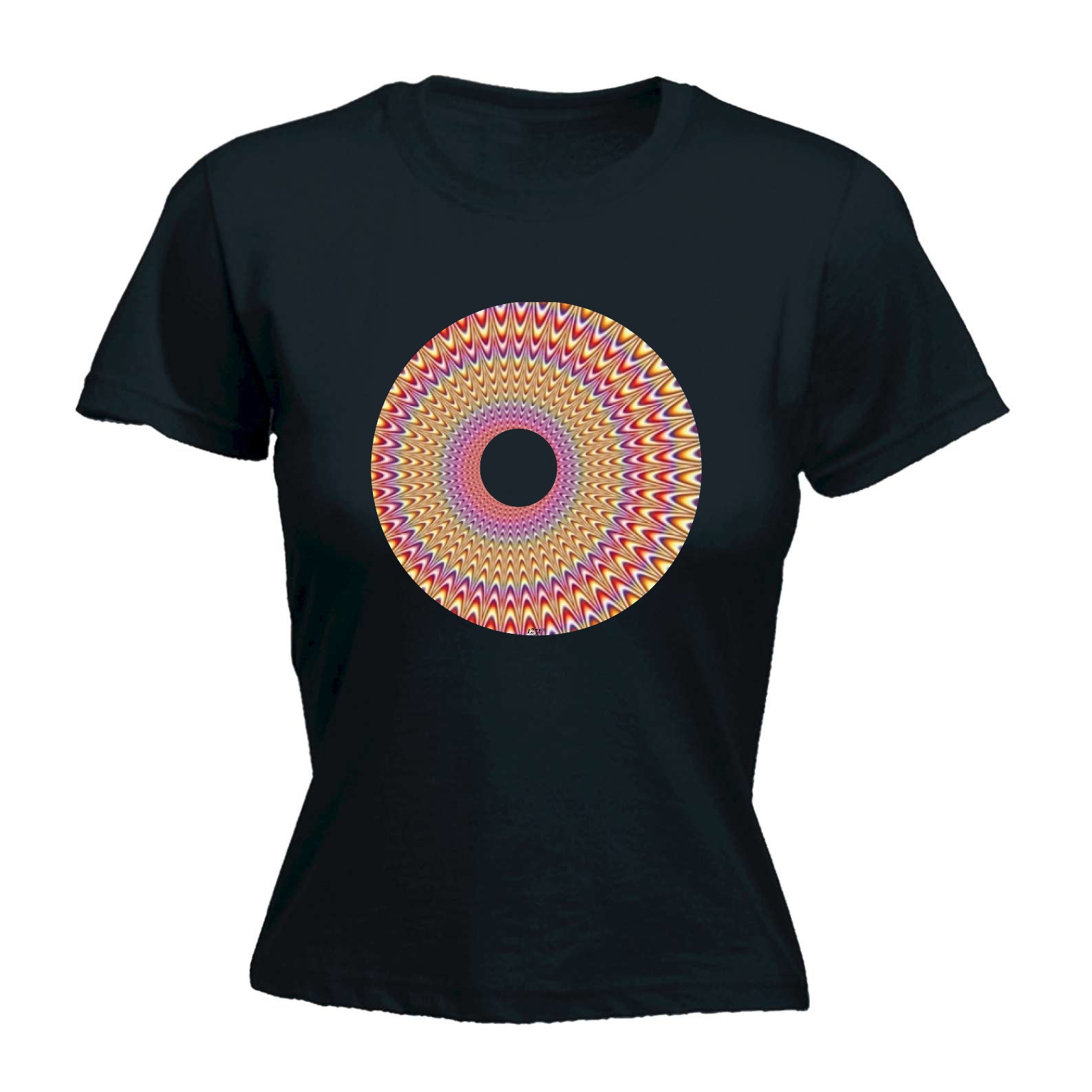 Wiggle Illusion - Funny Womens T-Shirt Tshirt