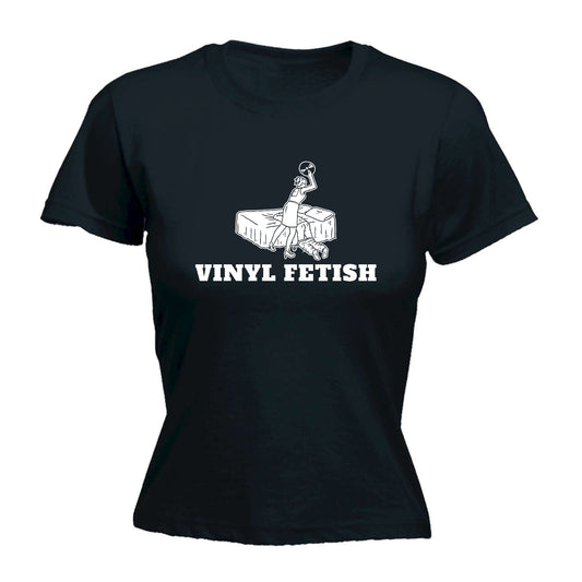 Vinyl Fetish Dj Record Music - Funny Womens T-Shirt Tshirt