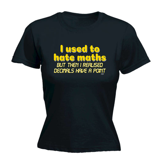 Used To Hate Mated But Then Realised - Funny Womens T-Shirt Tshirt
