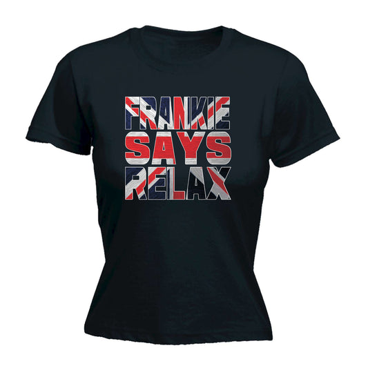 Frankie Union Jack - Funny Womens T-Shirt Tshirt