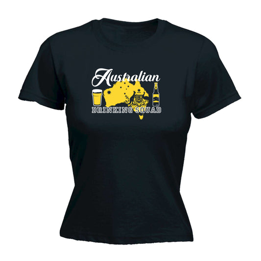 Australia Drinking Squad - Funny Womens T-Shirt Tshirt