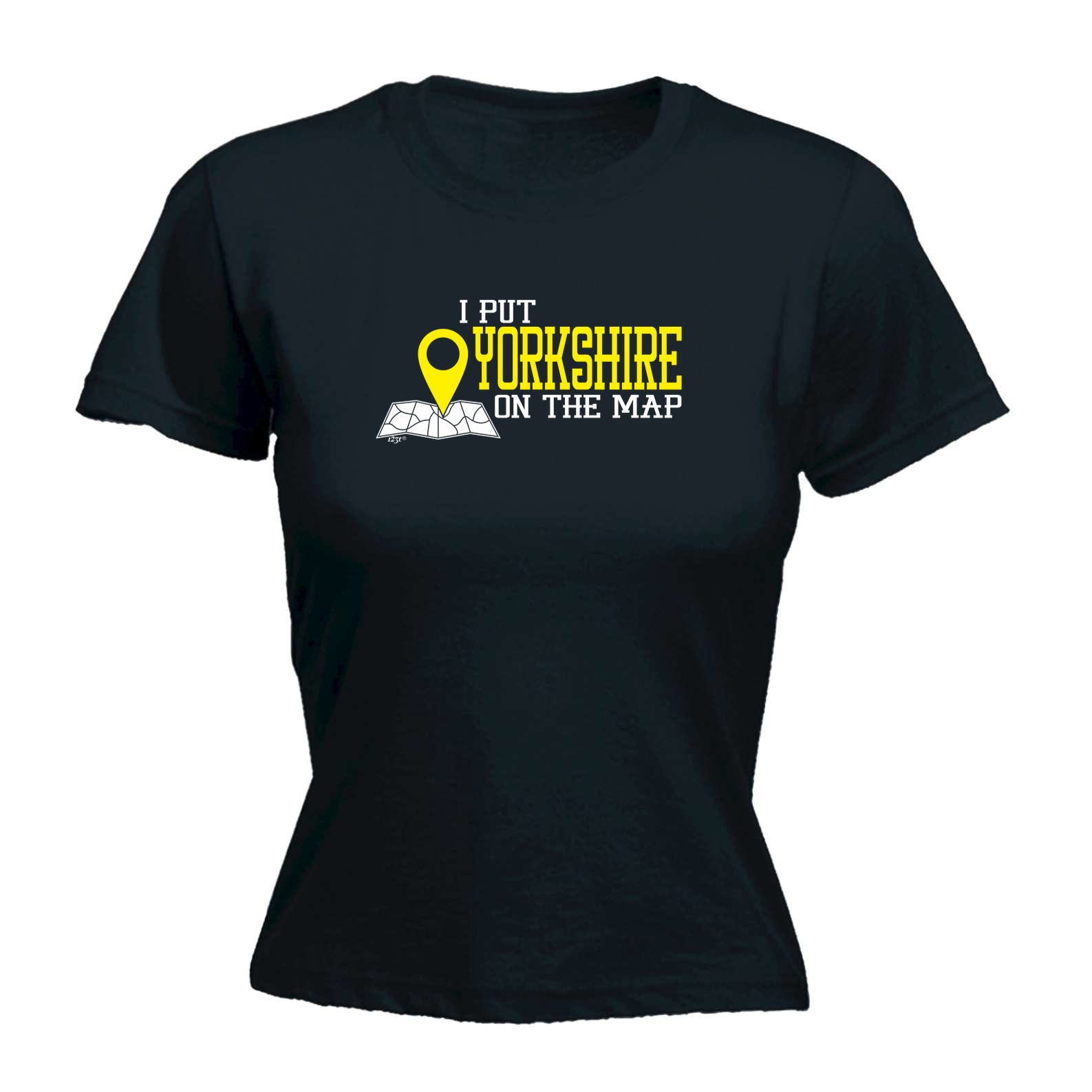 Put On The Map Yorkshire - Funny Womens T-Shirt Tshirt