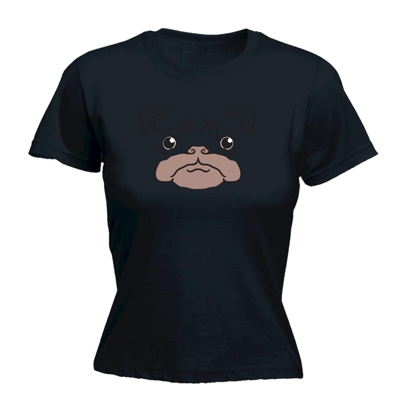Pug Ani Mates - Funny Womens T-Shirt Tshirt