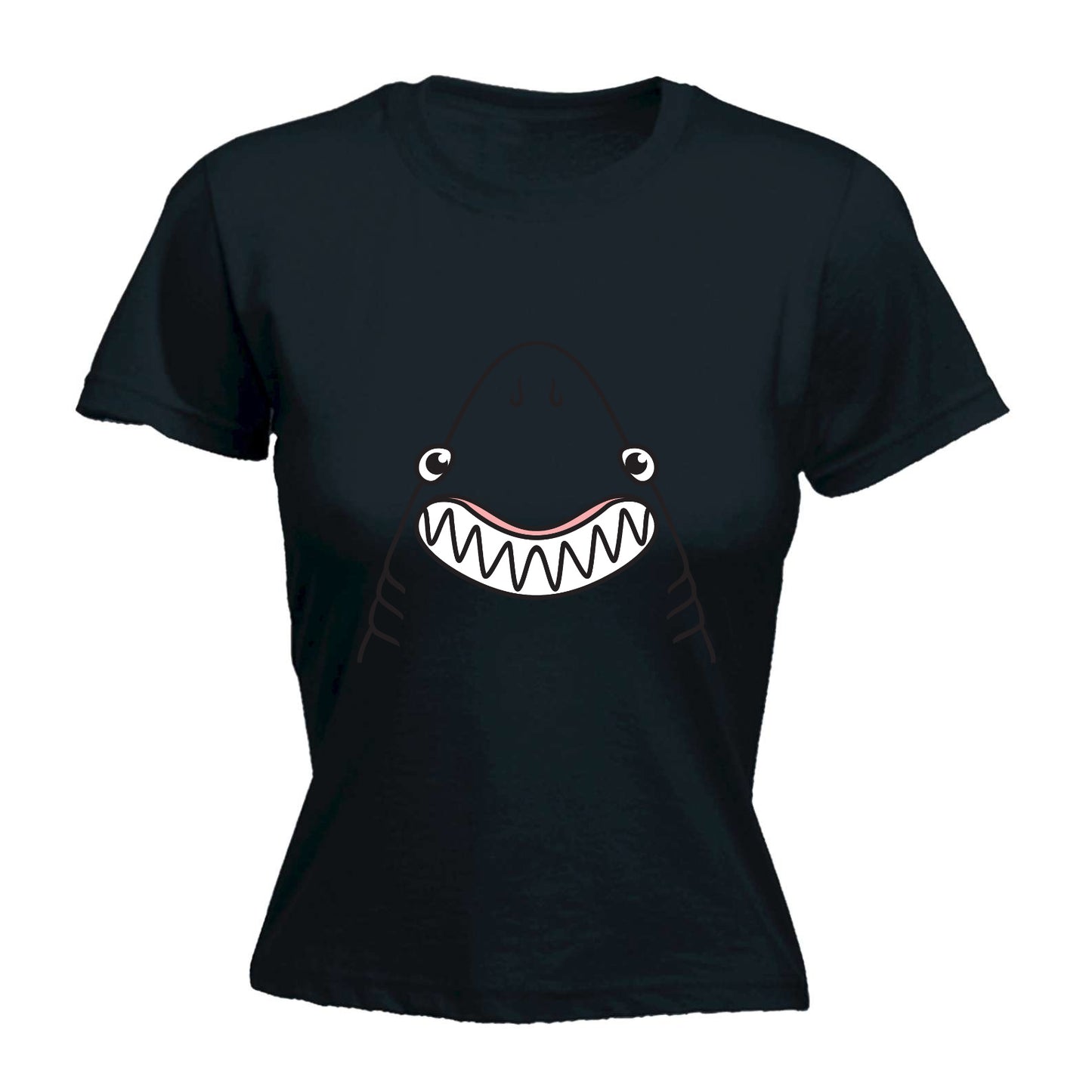 Shark Ani Mates - Funny Womens T-Shirt Tshirt