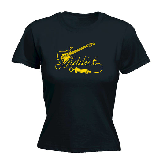 Guitar Addict Music - Funny Womens T-Shirt Tshirt