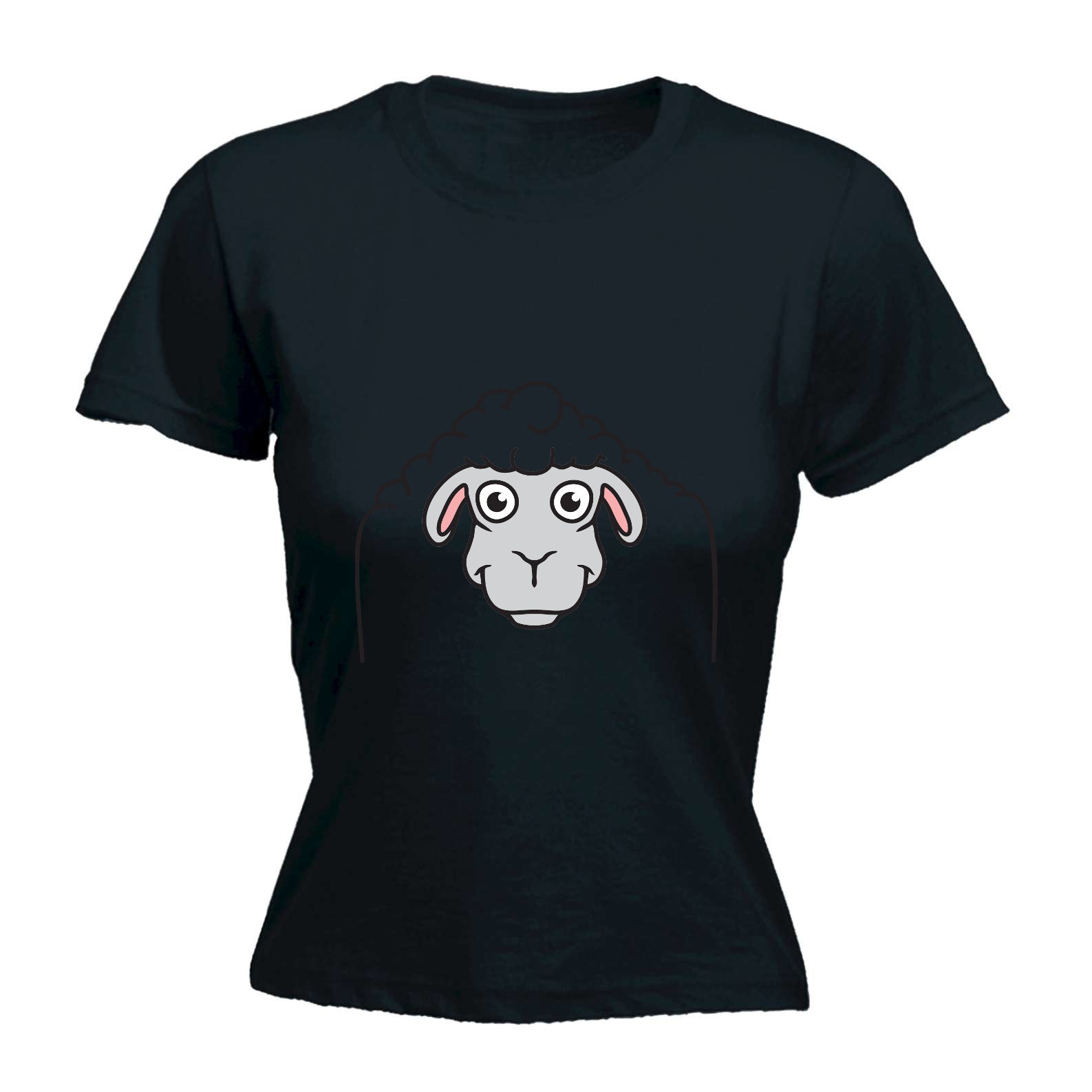 Sheep Ani Mates - Funny Womens T-Shirt Tshirt