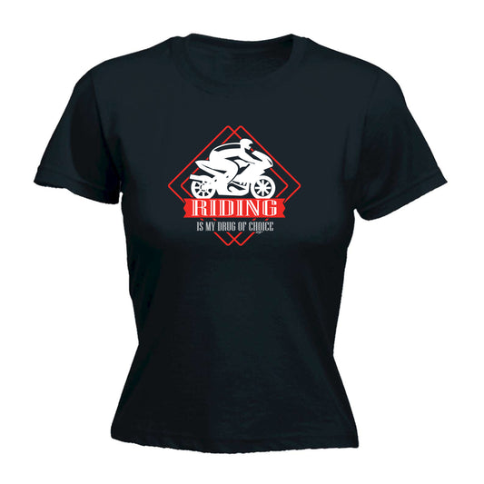 Riding Is My Choice Moto - Funny Womens T-Shirt Tshirt