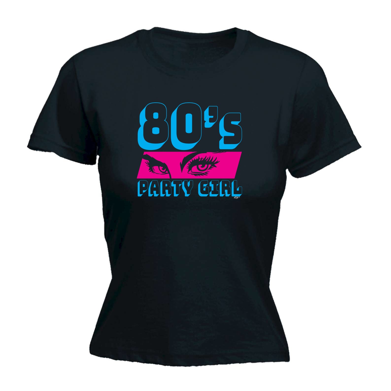 80S Party Girl Retro - Funny Womens T-Shirt Tshirt