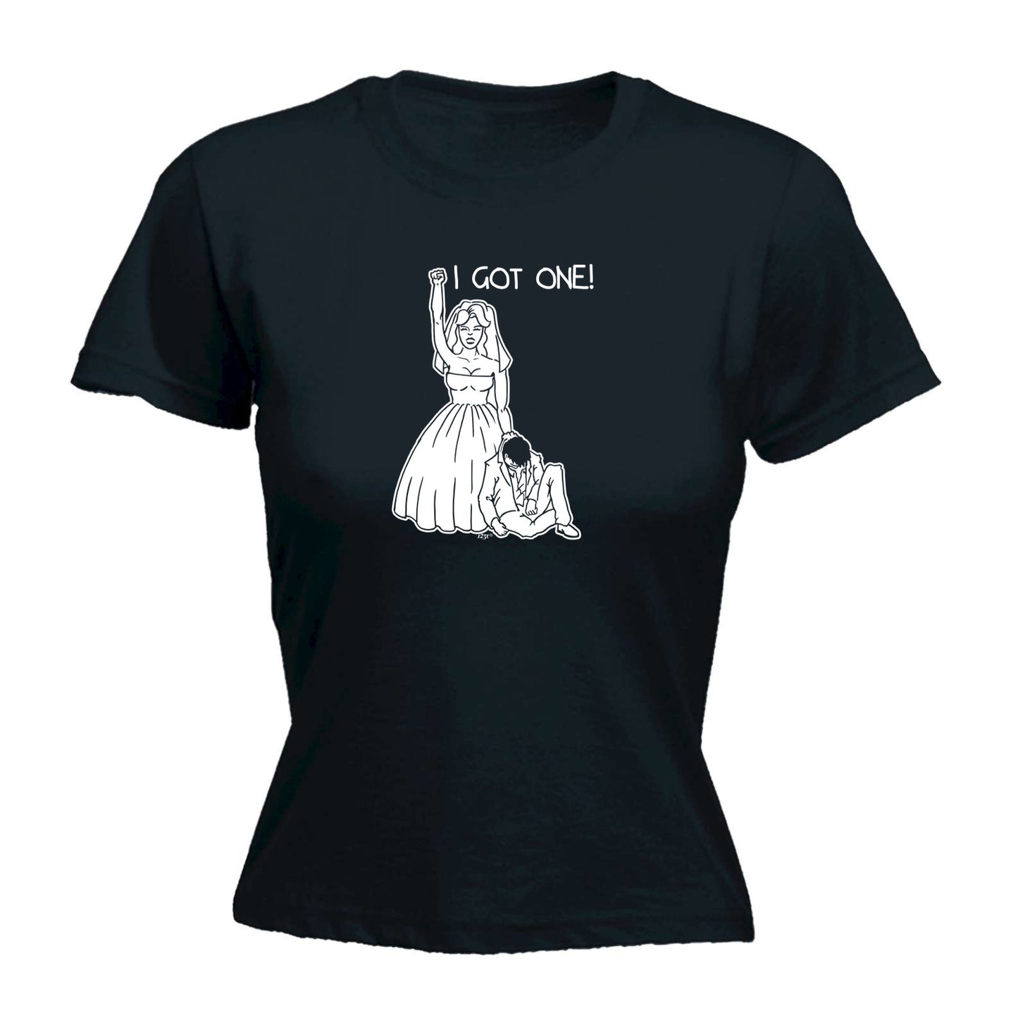 Got One Bride Married - Funny Womens T-Shirt Tshirt