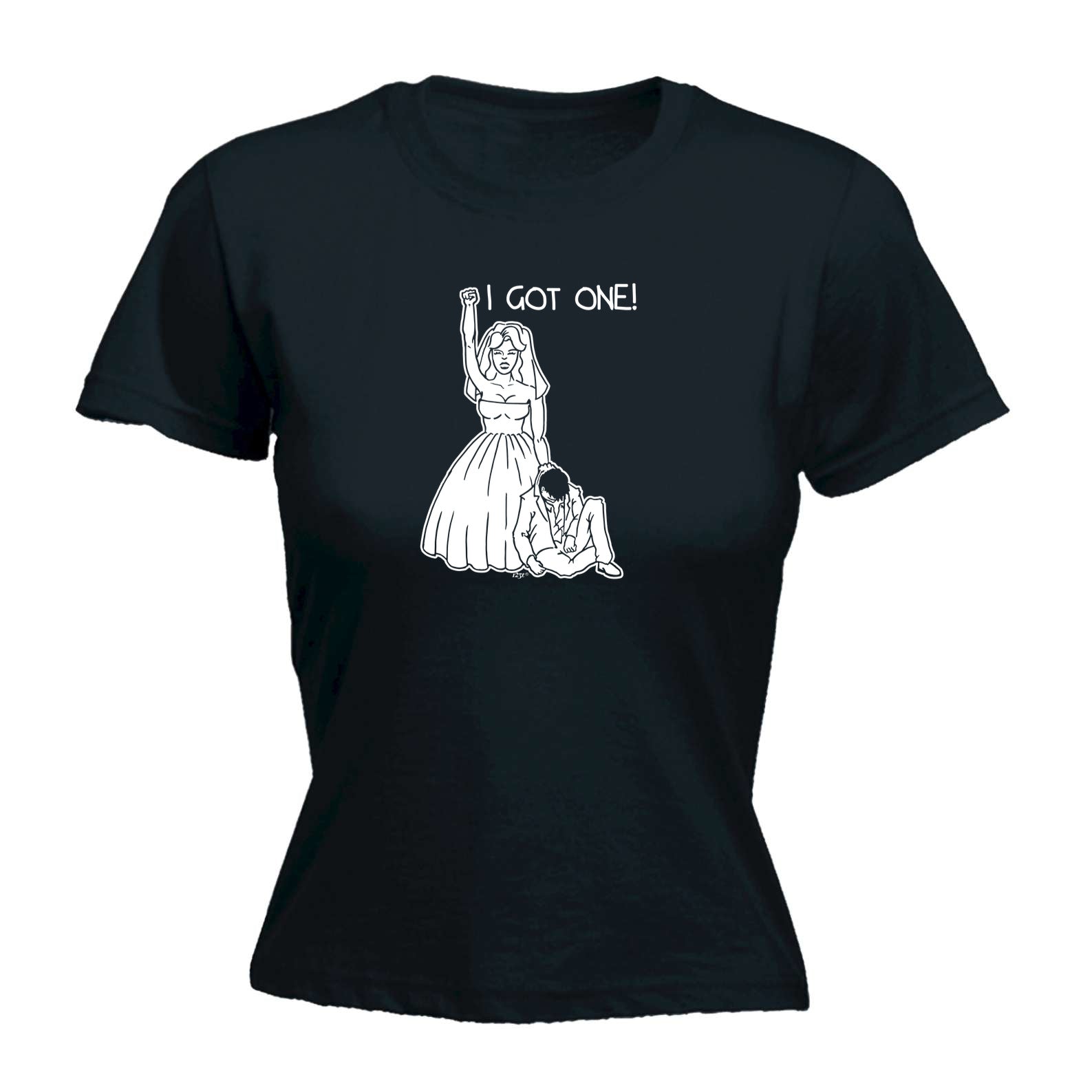 Got One Bride Married - Funny Womens T-Shirt Tshirt