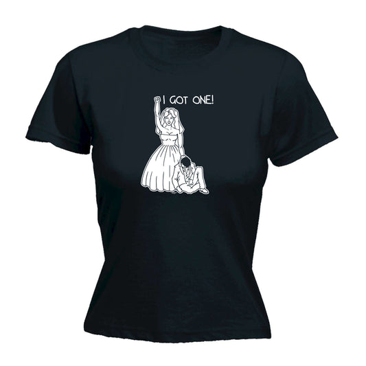 Got One Bride Married - Funny Womens T-Shirt Tshirt