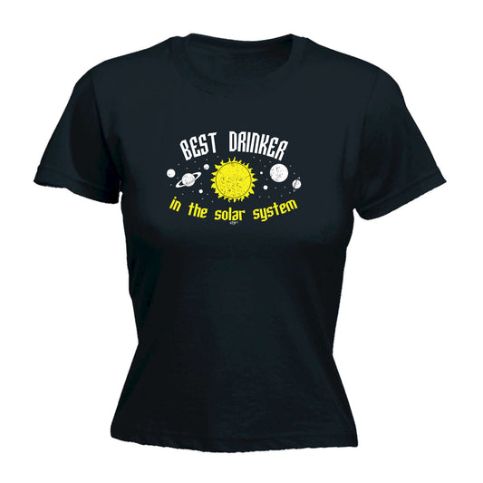 Best Drinker Solar System - Funny Womens T-Shirt Tshirt