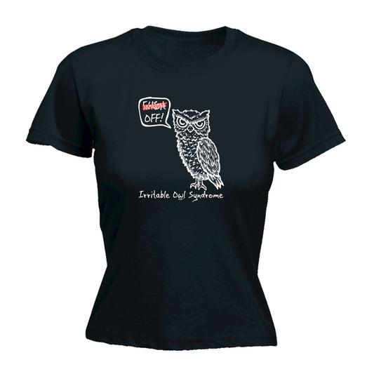 Irritable Owl Syndrome - Funny Womens T-Shirt Tshirt