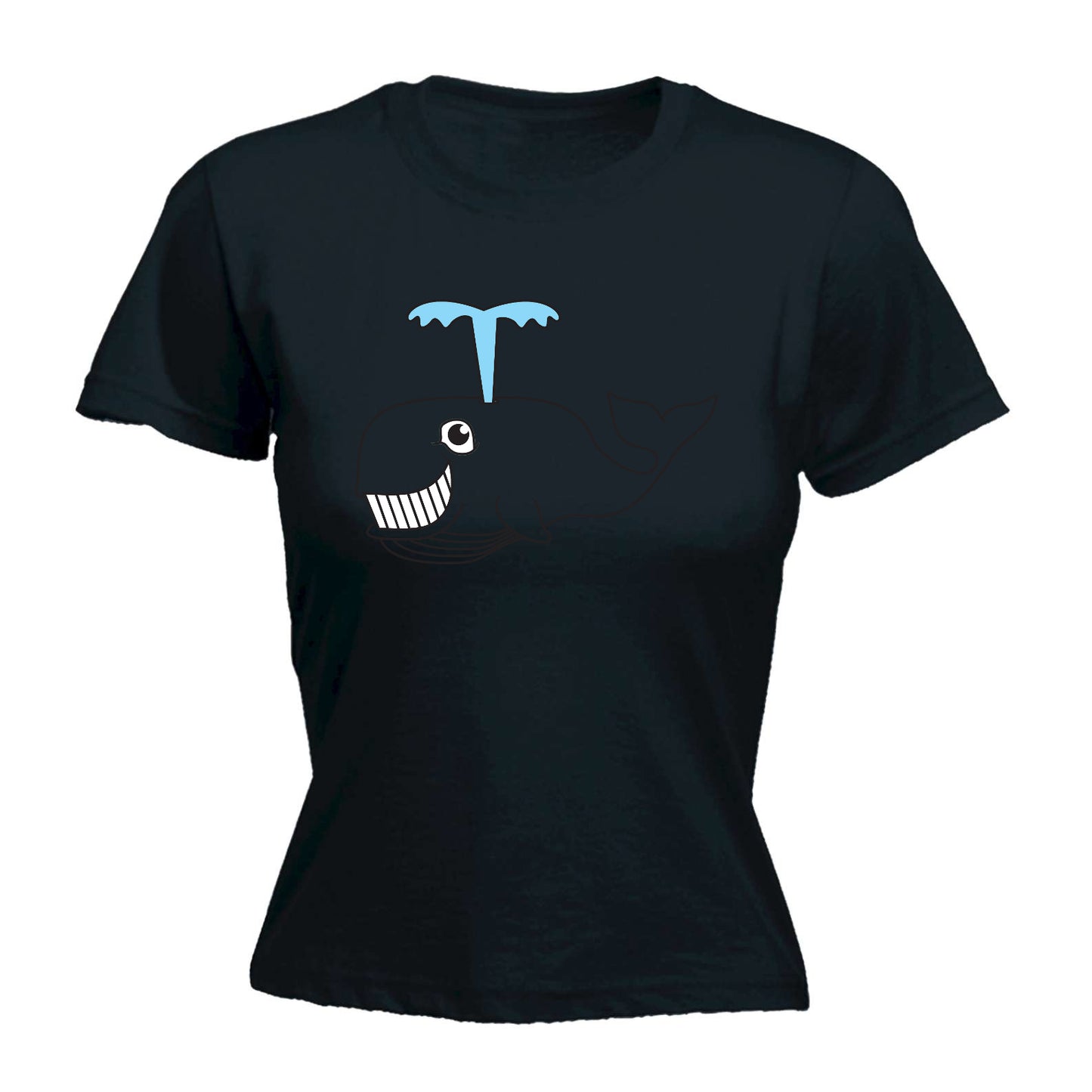 Whale Ani Mates - Funny Womens T-Shirt Tshirt
