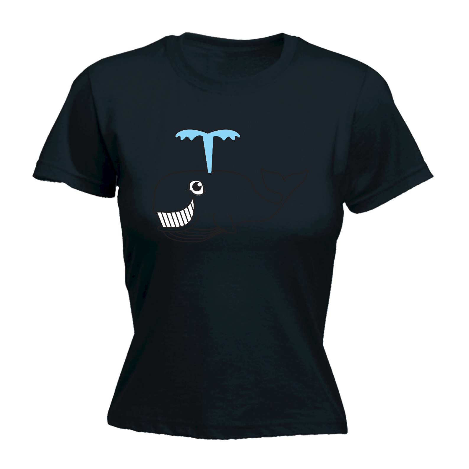 Whale Ani Mates - Funny Womens T-Shirt Tshirt
