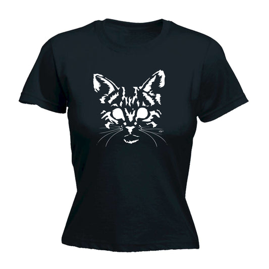 Cat Head - Funny Womens T-Shirt Tshirt