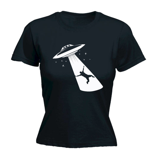 Ufo Abduction White - Funny Womens T-Shirt Tshirt