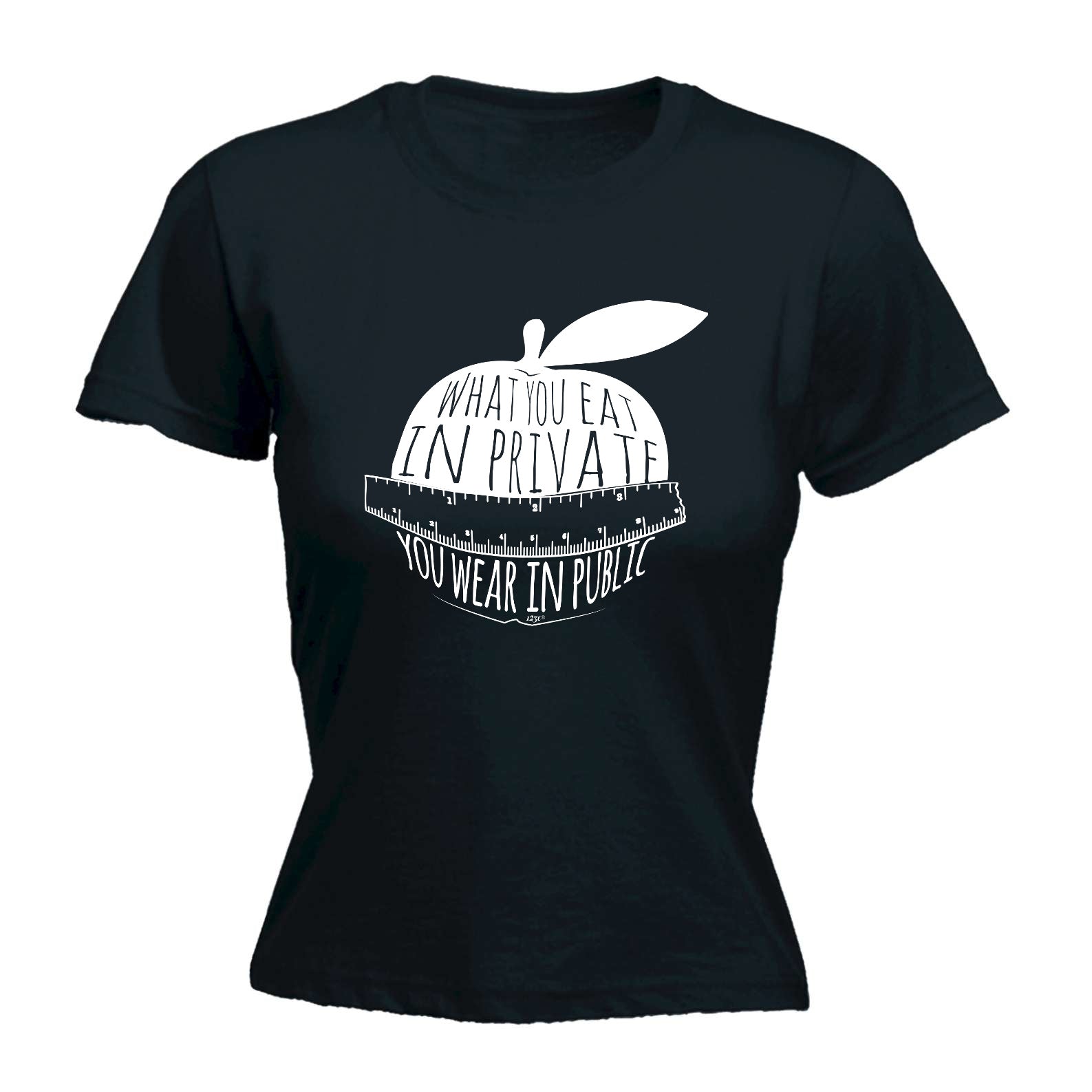 What You Eat In Private You Wear In Public - Funny Womens T-Shirt Tshirt