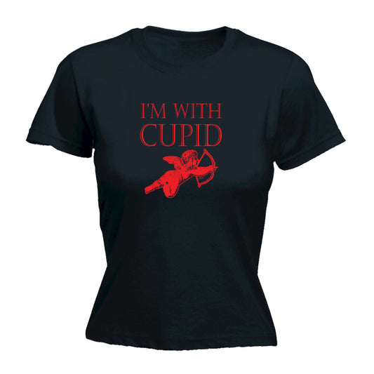 Im With Cupid - Funny Womens T-Shirt Tshirt