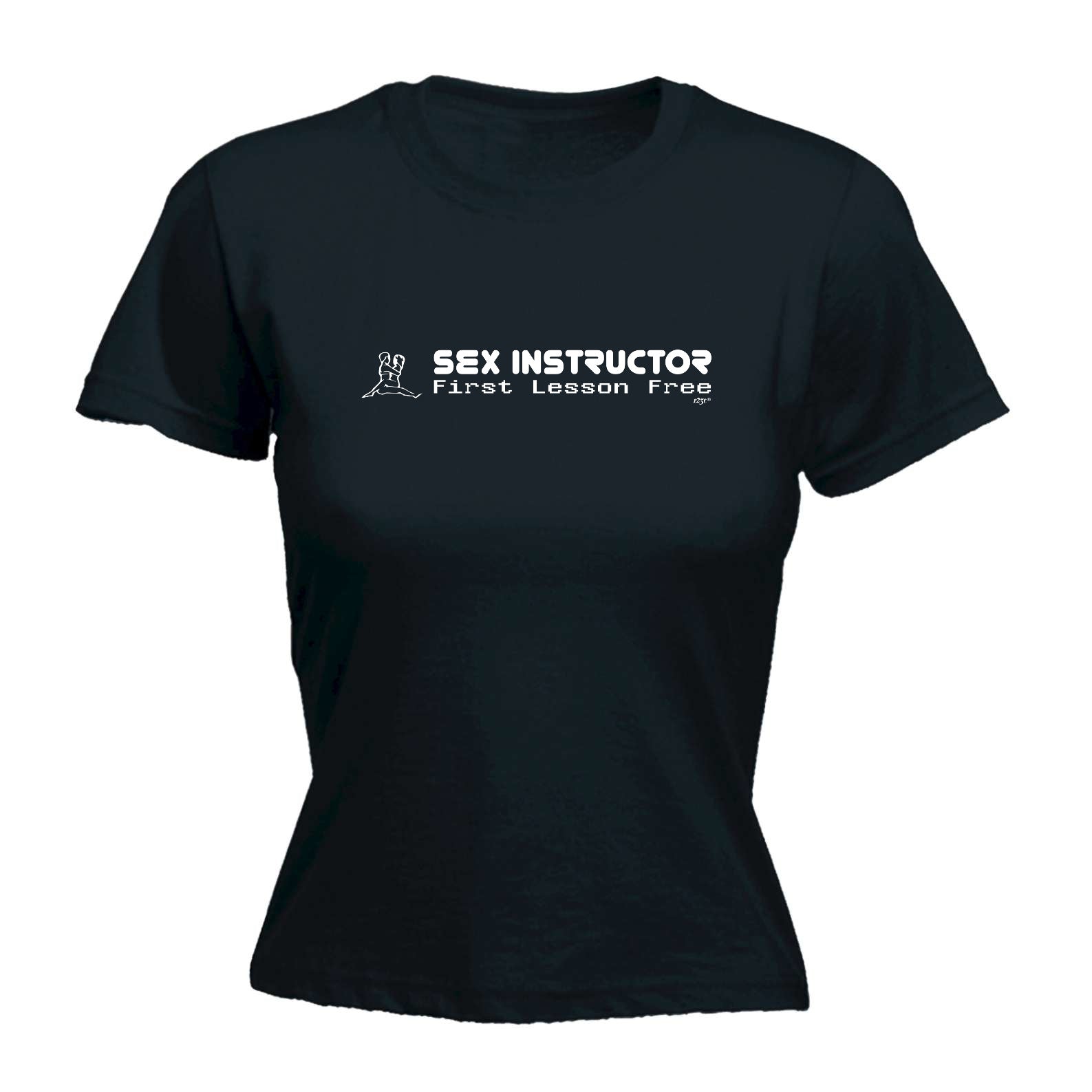S X Instructor First Lesson Free - Funny Womens T-Shirt Tshirt