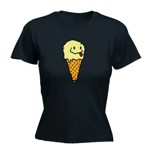 Big Ice Cream - Funny Womens T-Shirt Tshirt