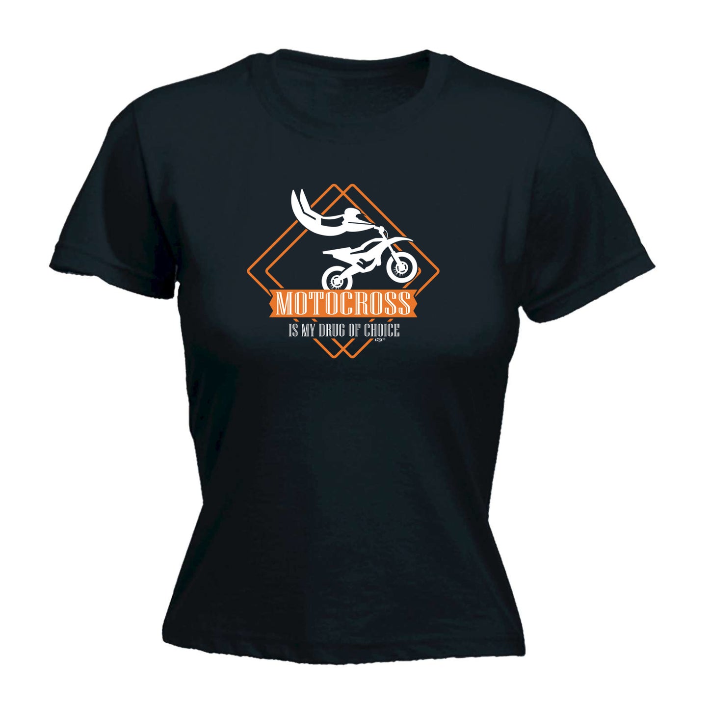 Motocross Is My Choice Dirt Bike - Funny Womens T-Shirt Tshirt