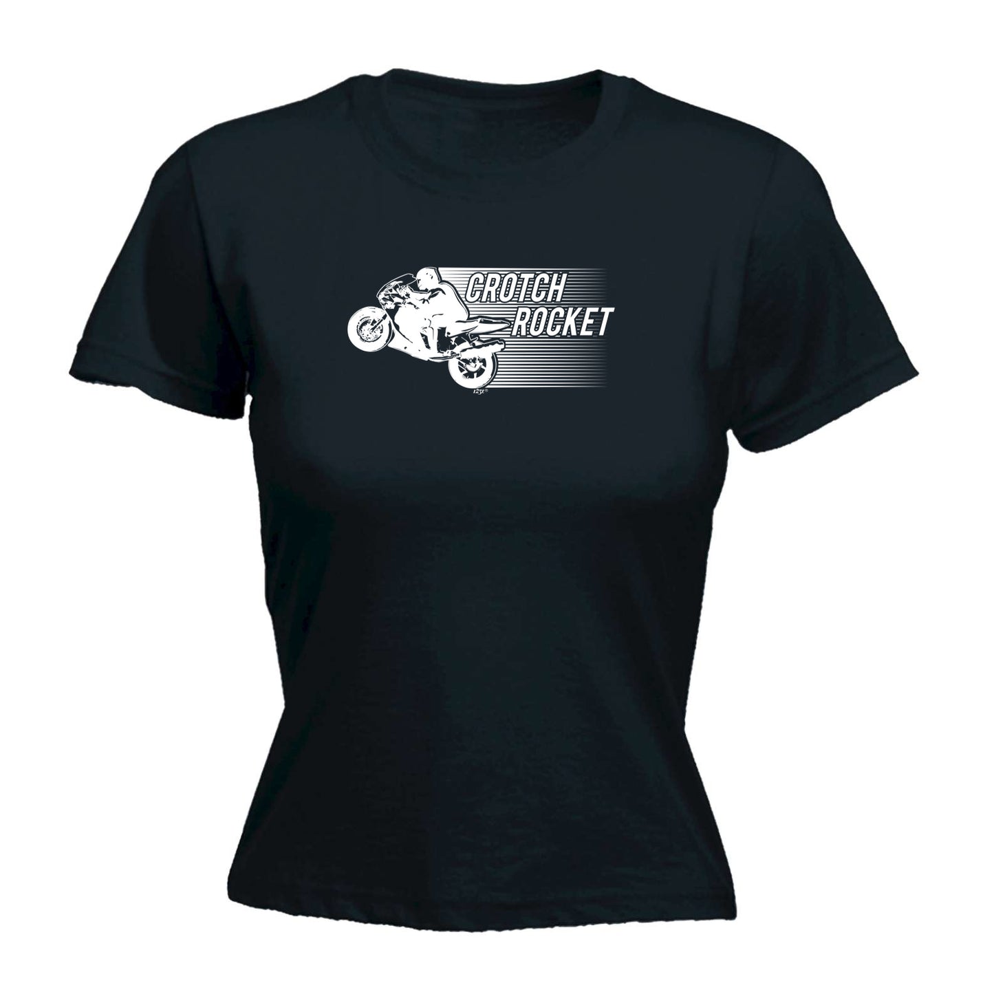 Crotch Rocket Motorbike - Funny Womens T-Shirt Tshirt