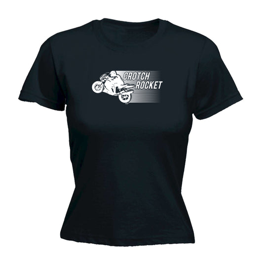 Crotch Rocket Motorbike - Funny Womens T-Shirt Tshirt