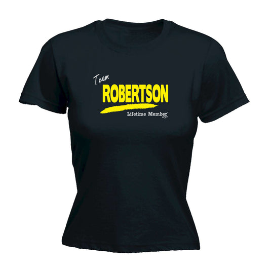 Robertson V1 Lifetime Member - Funny Womens T-Shirt Tshirt