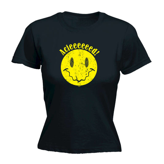 Acieeeeeed Rave Dance - Funny Womens T-Shirt Tshirt