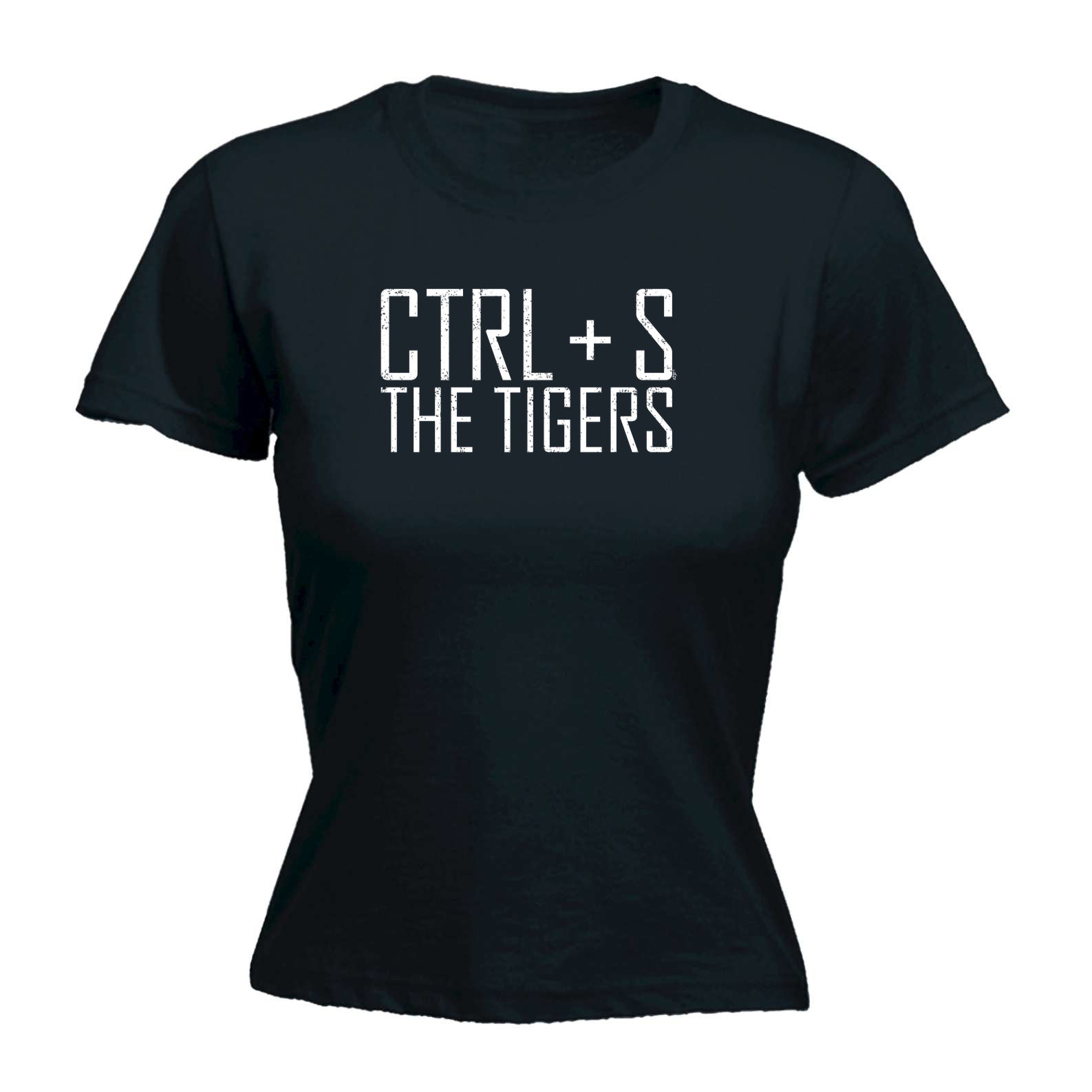 Ctrl S Save The Tigers - Funny Womens T-Shirt Tshirt