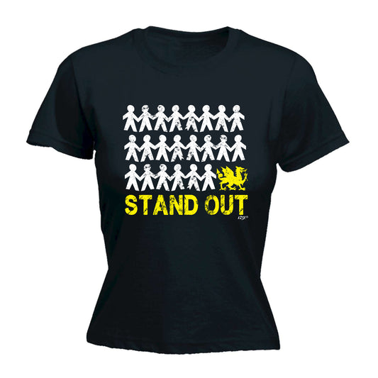 Stand Out Welsh - Funny Womens T-Shirt Tshirt