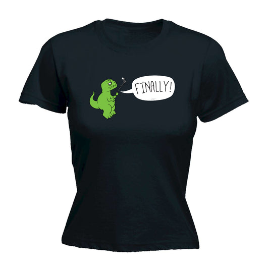 Trex Finally Selfie Dinosaur - Funny Womens T-Shirt Tshirt