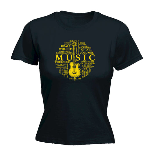 Music Meaning Music - Funny Womens T-Shirt Tshirt