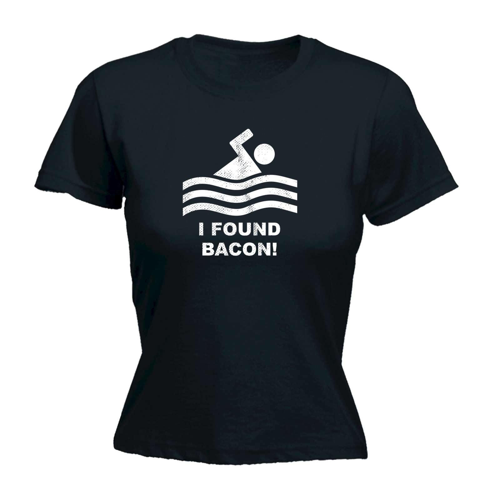 Found Bacon - Funny Womens T-Shirt Tshirt