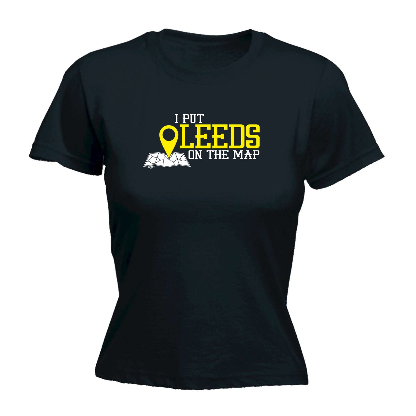 Put On The Map Leeds - Funny Womens T-Shirt Tshirt