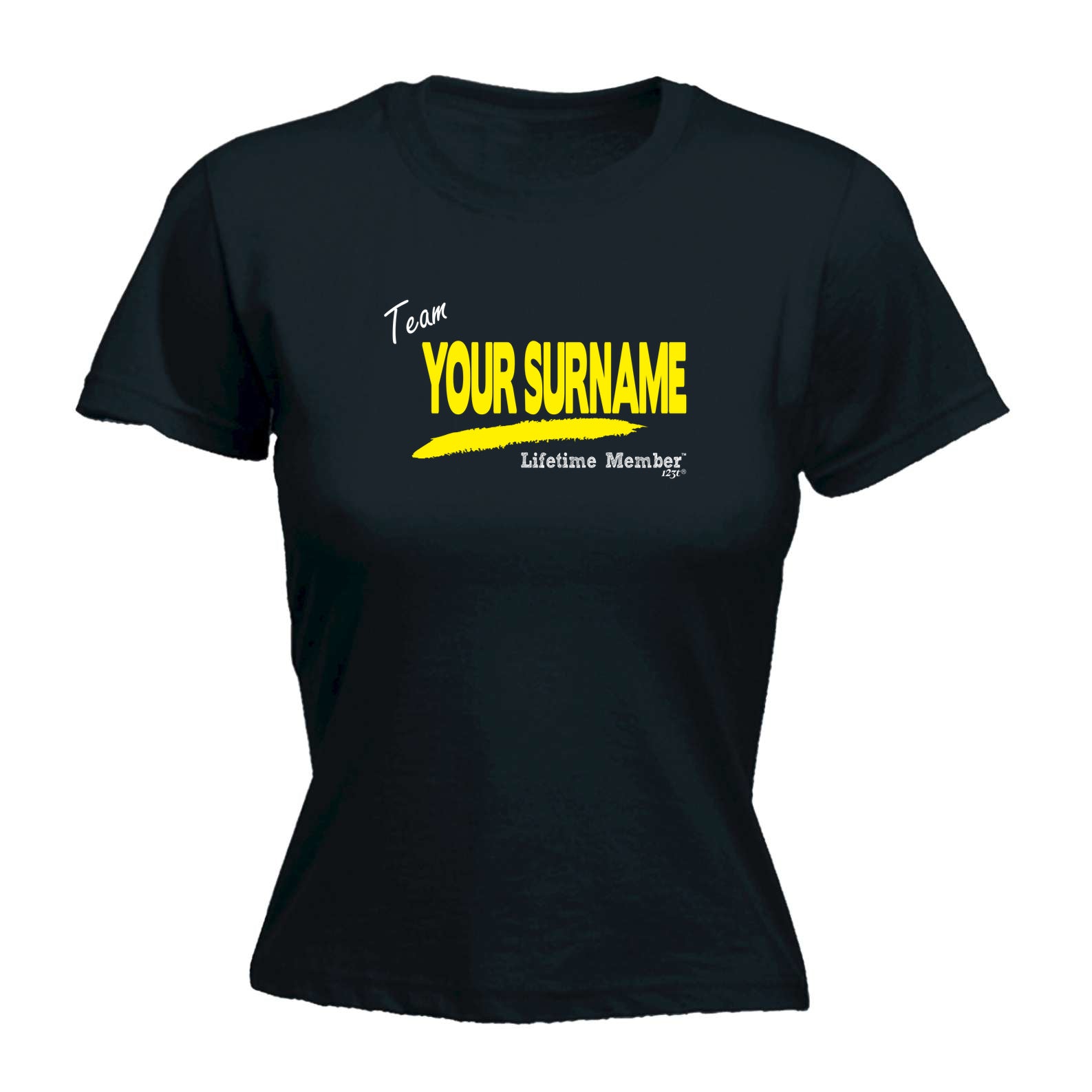 Your Surname V1 Lifetime Member - Funny Womens T-Shirt Tshirt