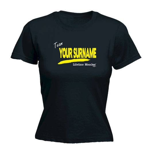 Your Surname V1 Lifetime Member - Funny Womens T-Shirt Tshirt
