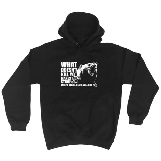 What Doesnt Kill You Bears - Funny Hoodies Hoodie