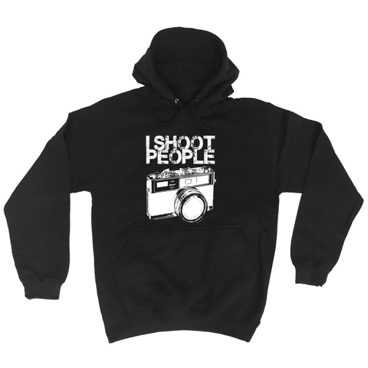 Shoot People White - Funny Hoodies Hoodie