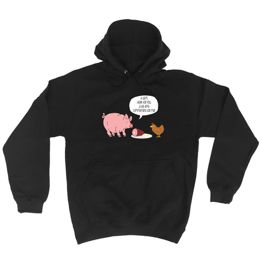 A Days Work Life Time Commitment - Funny Hoodies Hoodie