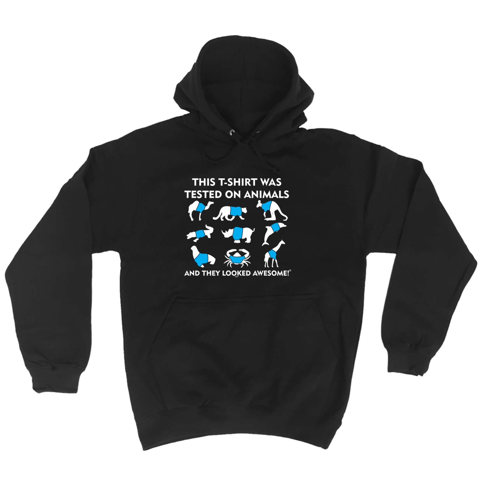 Tested On Animals - Funny Hoodies Hoodie