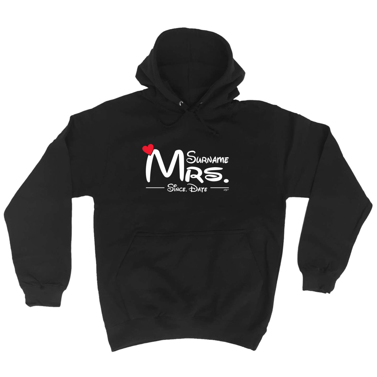 Surname Heart Mrs Since - Funny Hoodies Hoodie
