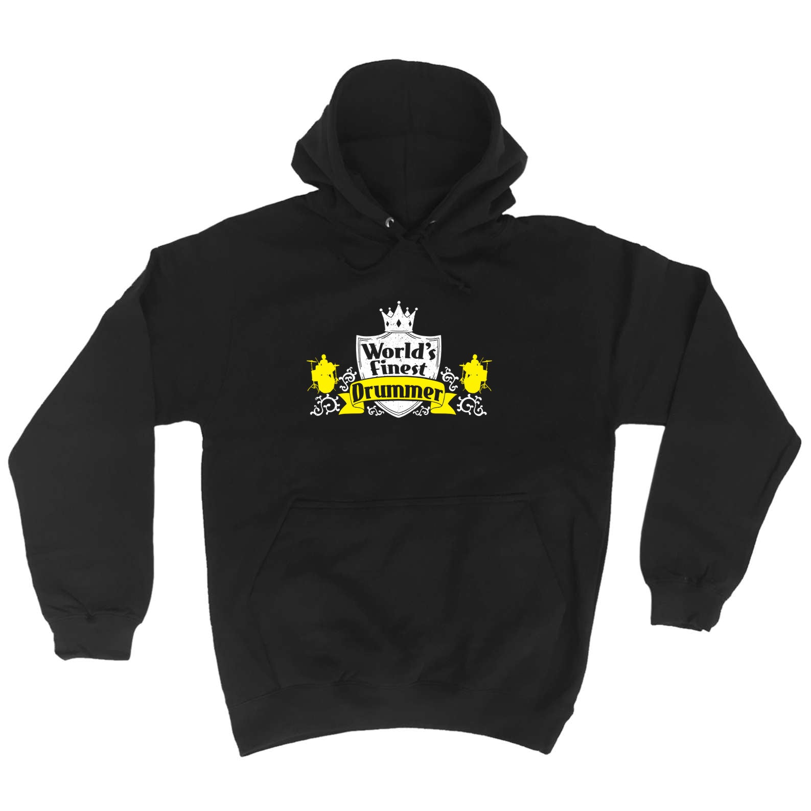 Worlds Finest Drummer Drums Music - Funny Hoodies Hoodie